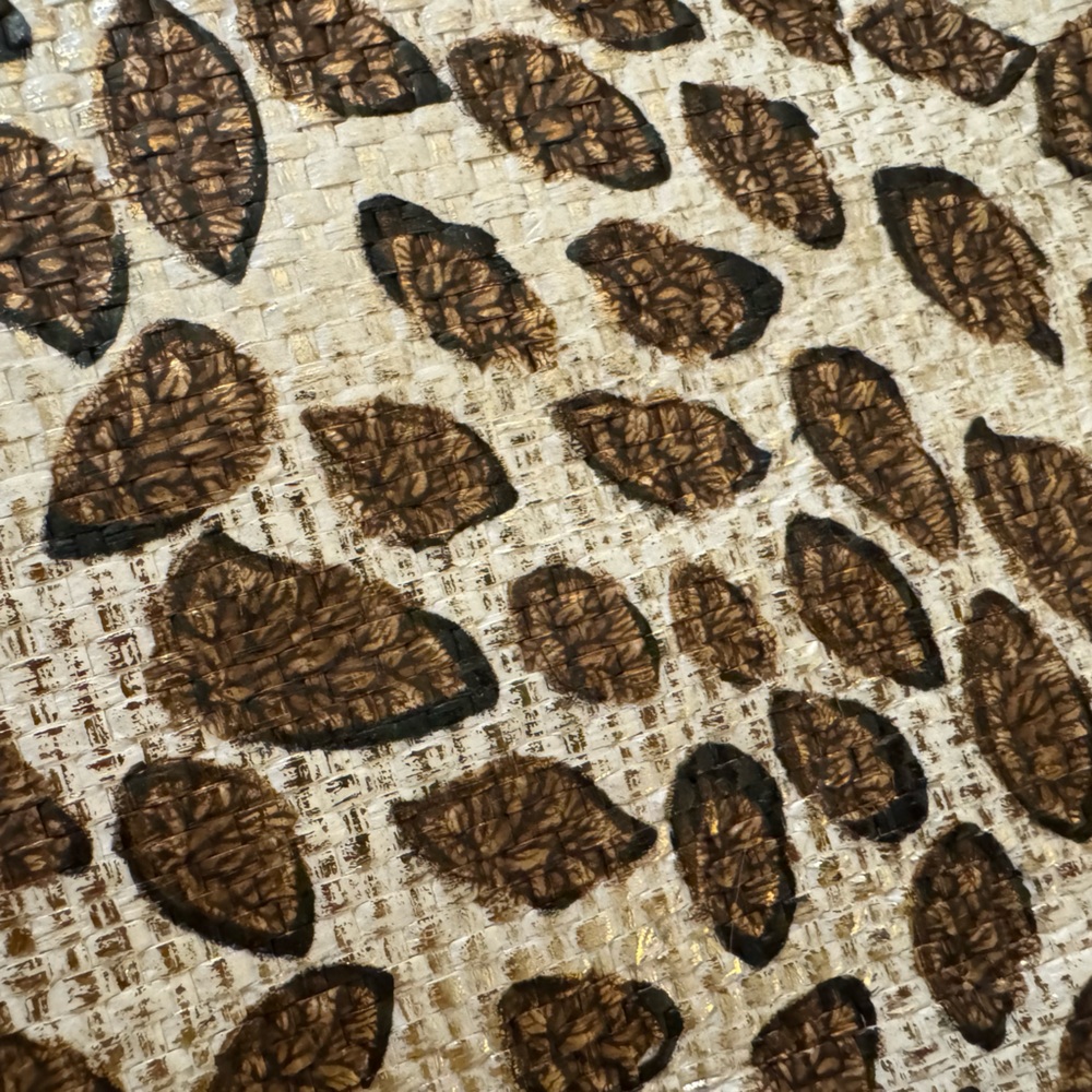 Avon Leopard Print Tote Bag, Body - 100% Paper, Lining - 100% Polyester NWOT - Picture 6 of 13